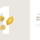 Kapitel 1: Beauty Secrets - Für natürliche Schönheit von innen. Zitrone neben einer großen weißen 1.