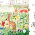 „NO DIGGING, PLEASE“, „KEEP OFF THE TREES“, „DO NOT EAT THE FLOWERS (THANKS)“. Tiere in einem Garten mit Verbotsschildern.