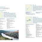 Inhalt: Orientierung an der Mosel, Unterwegs, Obermosel, Trier, Mittelmosel. Enthält Karten und ein Foto eines Flusstals.