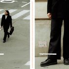 "M.O. 04 - KAPSULE_01_20262004_19_dynocrop" und "M.O. 06 - KAPSULE_01_20262004_01_TWJ". Person mit dunklem Anzug und Tasche.