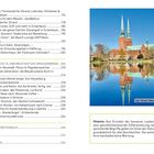 Texte: Themen: Timmendorfer Strand, Lübecker Bucht, Neustadt. 
Abbildung: Lübecker Dom spiegelt sich im Wasser.