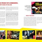 "The Giallo from 1972 onwards: First signs of decline" und "About this book" in roten Überschriften. Collage aus Filmplakaten.