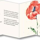 Text: "Wenn es nur einmal so ganz still wäre..."; "Kommt mir ein Liebes sagen"; "Liebeslied".

Aquarelle von Blumen und Natur.