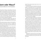„Mann oder Maus? Minuten des Wahnsinns in der Königsklasse“ steht groß am Anfang. Danach folgt ein längerer Text.