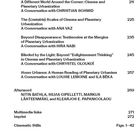 Inhaltsverzeichnis mit Gesprächen, Nachwort und weiterem: Nummerierte Themen von 193 bis 272, multimediale Links, Abbildungen.