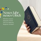 "Neues Jahr, neues Glück. Welcher Kalender für 2027?"; Person hält Kalender mit Sonnensymbol und Text "2027 BIG PLANS".