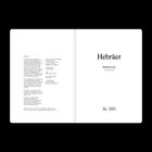 Hebräer, Bibeljournal, Lutherübersetzung. Links: Impressum und Verlagsangaben. Verbum Medien Logo unten rechts.