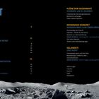 INHALT: Einleitung, Apollo-Missionen, Raumstation, Pläne, Mondbasis, Landung. Bild: Mondlandschaft mit Kratern.
