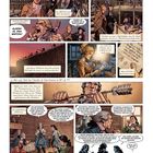 Comic-Seite mit zwei datierten Briefen, Dialogen über Angriffe und Verteidigung, und gezeichneten Szenen von Menschen in historischen Kostümen.