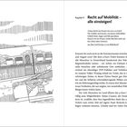 Kapitel 4: Recht auf Mobilität – alle einsteigen! Illustration eines Zugs, Text über das 9-Euro-Ticket in Deutschland.