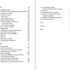 Gliederung mit Texten und Seitennummern: Teil II und III, Themen wie "Der Blick des Herrn", "Heimatssprache", "Fazit".