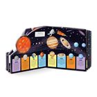 Es ist ein Buch über das Sonnensystem mit Illustrationen der Planeten und kurzen Beschreibungen unter ihnen.