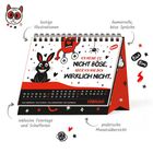 „Ich meine es nicht böse, aber ich mag dich wirklich nicht.“ Humorvolle Illustrationen mit Kalenderansicht.