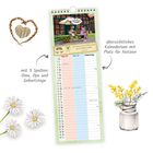 "Mit 3 Spalten: Oma, Opa und Geburtstage. Übersichtliches Kalendarium mit Platz für Notizen."