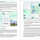 Seite 236, 237. Anweisungen zur Routenplanung und Navigation mit Google Maps, Plus Codes, Symbole für Wegbeschreibung.