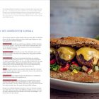 **MEATBALL-SANDWICH MIT GERÖSTETER PAPRIKA**  
Rezept für 4 Personen. Enthält Zutatenliste und Zubereitung.  
Rechts: Sandwich mit Fleischbällchen und Paprika.