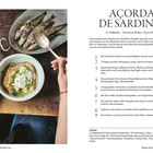 Açorda de Sàrdines Rezept für 4 Personen. Zubereitung: 20 Min. Zutaten: Kabeljaufond, Wein, Eier, Brot, Kräuter, Olivenöl, Sardinen.