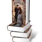 Titel: "Heba Al-Wasity Weavingshaw Roman". Illustration: Ein Paar in historischer Kleidung umgeben von Ranken und Rosen.