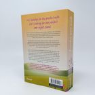 "He's looking for the perfect wife. She's looking for the perfect one-night stand." Rosa Text, gelber Hintergrund. Buchrücken.