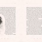 FRANKENSTEIN  
ERSTER BRIEF  
In der Bildmitte links eine Illustration von einem ernsten Gesicht mit Schnee umrandet. Seiten 18 und 19.
