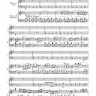 "Allegro", "Vollendet am 5. Januar 1791", "KV 595", "Konzert". Noten für Klavier I (Solo) und Klavier II (Orchester).