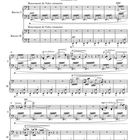 „La Valse“, Poème chorégraphique pour orchestre. Zwei Notenzeilen für Klavier mit dynamischen Anweisungen.
