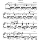 Etüde, Erschienen 1904, Affanato = ♩. 84, Opus 42 Nr. 5. Musiknoten für Klavier, komplexe Notation über mehrere Zeilen.