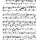 "Sonate in g", "Moderato", "Hoboken XVI:44". Musiknotenblatt mit komplexen Notenlinien für Klavier.