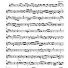 „Konzert“, „Entstanden um 1738“, „BWV 1053“, „Violine II“. Noten und Symbole füllen die Seite in fünfzeiligem Notensystem.