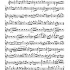 Notenblatt mit Titel "Marsch", komponiert in Salzburg im Sommer 1780, KV 445. Für Violine 1.