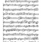 Marsch, Violine 1, komponiert in Salzburg, vermutlich Sommer 1780, KV 445. Notenblatt mit musikalischen Symbolen und Noten.