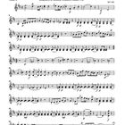 Notenblatt mit Titel "Marsch", Violine II, komponiert in Salzburg, vermutlich Sommer 1780, KV 445.