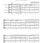 „Barcarole (Barcarolle) aus: ›Hoffmanns Erzählungen‹ von Jacques Offenbach“. Noten für Sopransaxophon bis Baritonsaxophon.