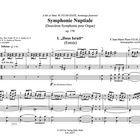 Musikblatt mit Notenzeilen für Orgelstück "Symphonie Nuptiale" von Jean-Marie Plum, op. 170.