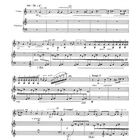 Partitur mit Titel "Strophes", gewidmet an Marcelle & Pierre Hasaerts, von Jacqueline Fontyn. Violine und Klavier.