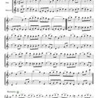 Duett 1: Allegro, Rondo. François Devienne (1759–1803). Flöte, Horn in F. Musiknoten.