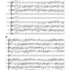 Robert Schumann, 6 Fugen über B.A.C.H. op. 60. Für Streicherensemble, Notenblätter, Titel und Instrumentenkennzeichnung.