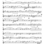 „HARMONIE DER ZEIT“ Konzertmarsch von Tobias Paier, Marschtempo ♩ = 115, für B♭-Flügelhorn 1, mit Noten und musikalischen Anweisungen.