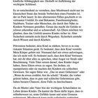 Der Text thematisiert den Schutz von Kindern vor Missbrauch, betont Aufklärung und die Wichtigkeit familiären Vertrauens.