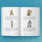 Seiten 22 und 23 aus "Denken wie Wickie". Illustrationen von Wikingerfiguren mit beschreibenden Texten.