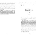 "Kapitel 3: Clea." Text beschreibt eine Reiseplanung, eine Küchenhandlung und Diskussion über eine Person namens Josephine.