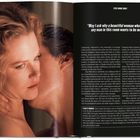 "May I ask why a beautiful woman who could have any man in this room wants to be married?"

Links eine Nahaufnahme, rechts Text.