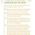 1-MINUTEN-STRATEGIE: Komm dir auf die Spur. Versuche, eine Overthinking-Episode zu reflektieren. Enthält Fragen zur Selbstreflexion.