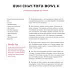 BUN-CHAY-TOFU-BOWL: Aromatisches Highlight aus Vietnam. Rezept für 2 Personen, Zubereitung dauert 20 Minuten.