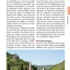 Text über die Geschichte von Bacharach, über Weinhandel und Burg Stahleck. Bild: Stadtansicht mit Burg und Kirche.
