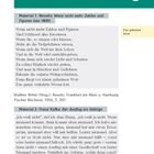 Seite 5 Materialien enthält Texte von Novalis und Kafka. Oben: "Das geheime Wort". Unten Literaturangaben und weitere Texte.