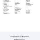 Empfehlungen der Autorinnen. TSH 17, 19, 22, 33, 34. Vitamin D 38. U - Überfunktion 18. Venöse Verstimmung – depressive 11.