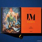 Orange Buchcover mit schwarzem Logo "LM". Text: "Lucas Museum of Narrative Art". Links: Gemälde eines Piraten.