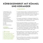 KÜRBISKERNBROT MIT KÜMMEL UND KORIANDER, würzig-aromatisch. Rezept mit Zutatenliste und Zubereitung für Brot.