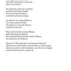 „auf meinem herzen“ in roter Handschrift. Gedicht über emotionale Last. Seitenzahl 22 unten links in grün.